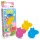 Inkee Peppa Pig Badebomben 3er-Set mit Erdbeerduft und Mandelöl