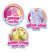 Magic Ponys Sammelfiguren mit Glitzerflügeln und Prinzessinnen-Kronen