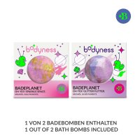 BODYNESS Badeplanet Gem Dust - Kosmisches Badeerlebnis in Gold oder Silber