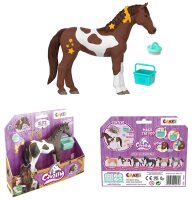 Cavally Box Set mit 6 realistischen Pferden und Farbwechselfunktion