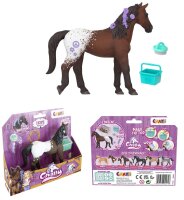 Cavally Box Set mit 6 realistischen Pferden und Farbwechselfunktion