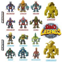 Dino Legends Sammelfiguren Set mit mächtigen Waffen und Rucksäcken