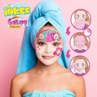 Inkee Galupy Unicorn Gesichtsmaske für Mädchen ab 8 Jahren mit Fruchtgummi-Duft