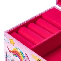 Schmuckkästchen Musikdose Galupy Unicorn von CRAZE – Melodie und drehende Figur