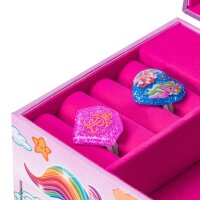 Schmuckkästchen Musikdose Galupy Unicorn von CRAZE – Melodie und drehende Figur