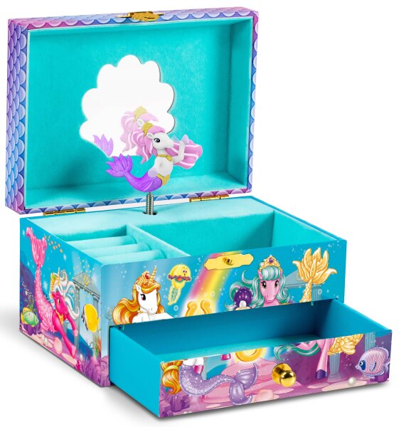 Schmuckkästchen Musikdose Galupy Mermaid von CRAZE – Melodie und Figur