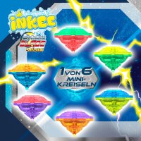 INKEE Überraschungs-Badekugel Blade mit Schokoladenduft und Farbenspiel