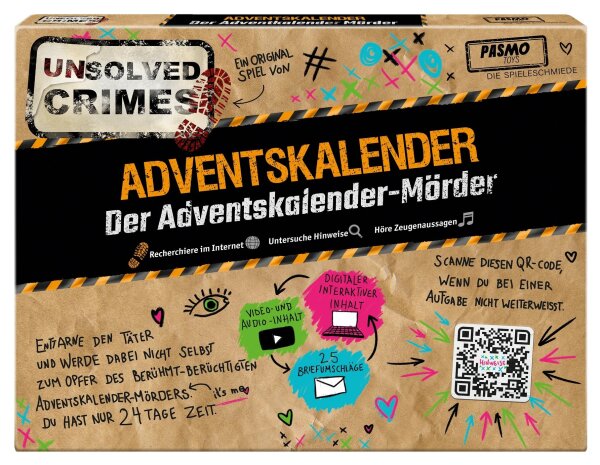 Adventskalender Unsolved Crimes – 24 Tage bis zur Aufklärung des Falls