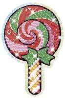 Diamondz Starter Set Sticker mit 4 Schablonen für kreative Glitzerprojekte