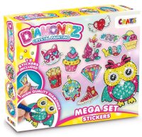 Diamondz Mega Set Sticker - Kreative Aufkleber mit bunten...