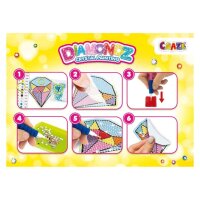 Diamondz Mega Set Sticker - Kreative Aufkleber mit bunten Diamanten gestalten