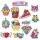 Diamondz Mega Set Sticker - Kreative Aufkleber mit bunten Diamanten gestalten