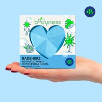 Bodyness Bath Heart in Pink and Blue for Luxurious...