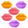 Bodyness Bade-Kisses 6er Set Lippenförmige Badebomben mit Fruchtaromen
