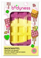 BODYNESS Badewaffel mit Karamelduft für entspannende...