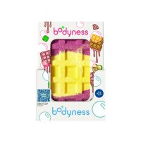 BODYNESS Badewaffel mit Karamelduft für entspannende Badeerlebnisse