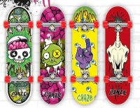 Finger-Skateboard Single Mix von CRAZE mit einzigartigen Designs und Zubehör