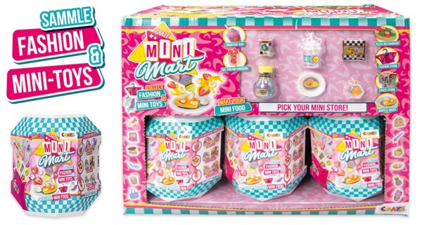 Mini Mart Kapseln 6er Set - Baue dein eigenes Mini-Einkaufszentrum!