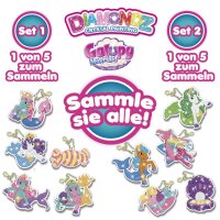 Diamondz Galupy Mermaid Schlüsselanhänger-Set mit 5 kreativen Vorlagen