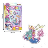 Diamondz Galupy Mermaid Schlüsselanhänger-Set mit 5 kreativen Vorlagen