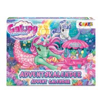 Galupy Mermaid Advent Calendar 24 High-Quality 3D Mermaid Kits