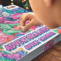 Galupy Mermaid Advent Calendar 24 High-Quality 3D Mermaid Kits