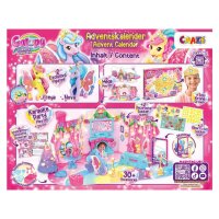 Galupy Rainbow Unicorn Adventskalender mit 24 hochwertigen 3D-Elementen