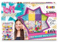 BFF Beadys Mega Box mit 3000 bunten Beadys und Charms...
