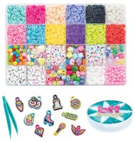 BFF Beadys Mega Box with 3000 Colorful Beadys and Charms...