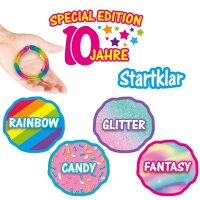 CRAFT LOOPS 300er Set für kreative Freundschaftsbändchen und Loom Bänder