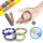 CRAFT LOOPS 300er Set für kreative Freundschaftsbändchen und Loom Bänder