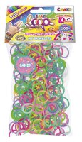 CRAZE LOOPS 600 Bag - Bunte Looms für kreative...
