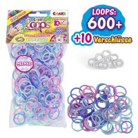 CRAZE LOOPS 600 Bag - Bunte Looms für kreative...