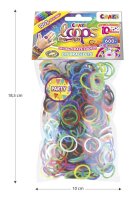 CRAZE LOOPS 600 Bag - Colorful Looms for Creative Jewelry and Friendship Bracelets