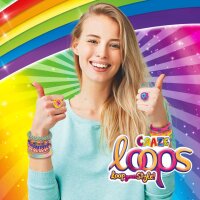 CRAZE LOOPS 600 Bag - Colorful Looms for Creative Jewelry and Friendship Bracelets