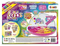 Loops Rainbow Studio 1300+ Farben Set mit Aufbewahrungsbox und Zubehör