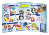 INKEE Bad Doppelrutschen Set für aufregende Badeabenteuer mit Farbenfrohen Spielzeugen