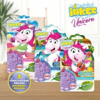 INKEE Schaumbad Unicorn für ein duftendes Badeerlebnis in lila Farbe
