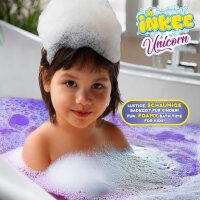 INKEE Schaumbad Unicorn für ein duftendes Badeerlebnis in lila Farbe