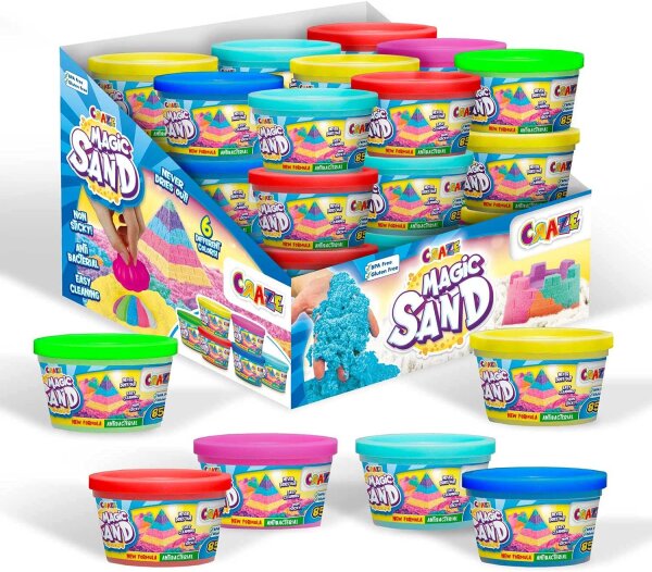 Magic Sand Starterdose 85g Modelliersand geruchsneutral und antibakteriell