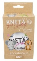 KNETÄ Holzstempel-Set Zoo Tiere für Kinder ab 1...