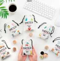 KNETÄ Holzstempel-Set Dinoz für Kinder ab 1 Jahr - 6 Dinos, 30mm Durchmesser