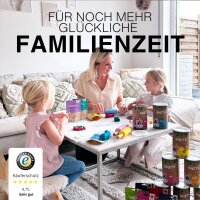 KNETÄ 4er-Set vegane Knetmasse für Kinder ab 1 Jahr in 4 Farben