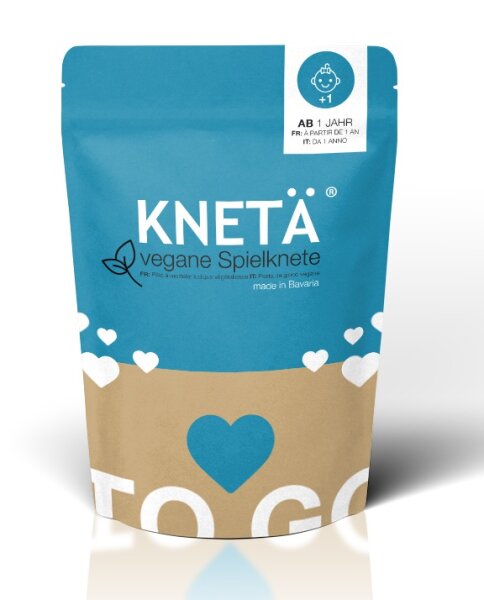 KNETÄ Bag 100g türkis vegane Knetmasse für Kinder ab 1 Jahr