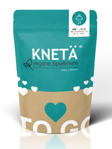KNETÄ Bag 100g petrol vegane Knetmasse für Kinder ab 1 Jahr