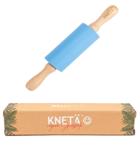 KNETÄ Silikonrolli Blau für perfekte Knetmasse...