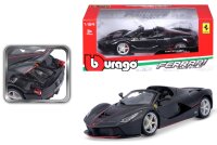 Ferrari R&P Aperta 1/24 Schwarz Detailgetreues Modellauto aus Zinkguss