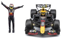 Red Bull F1 RB19 2023 mit Figur 1/24 Pérez -...
