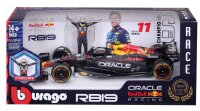 Red Bull F1 RB19 2023 mit Figur 1/24 Pérez - Metallmodell von Bburago