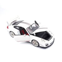 Porsche 911 GT3 RS 4.0 1/18 White Model Car with Working...